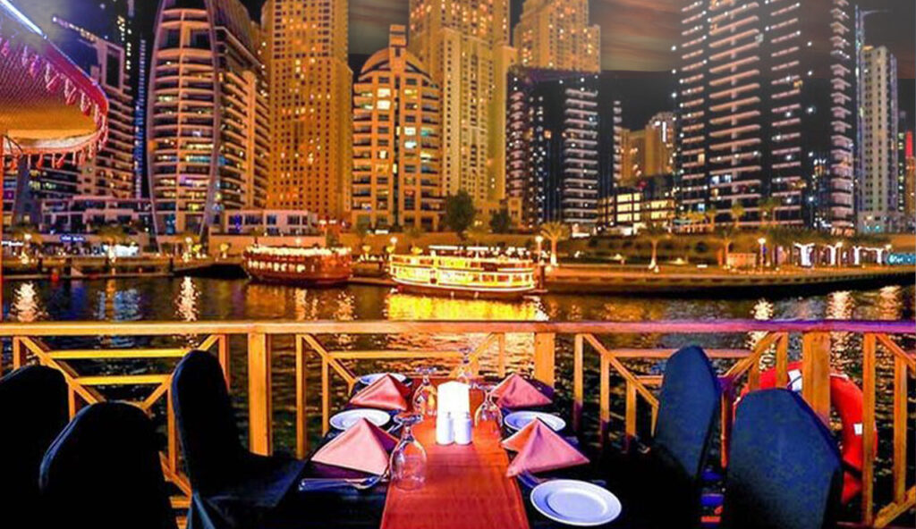 premium dhow cruise dinner marina